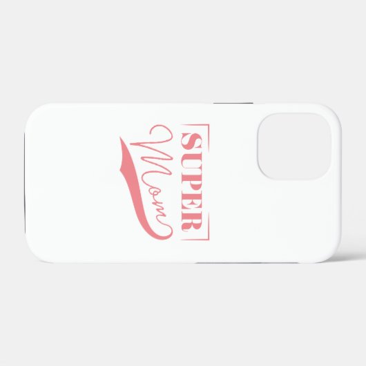 Super Mama Case-Mate iPhone Hülle (Rückseite (Horizontal))