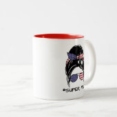 Super Mama Coffee Tasse (VorderseiteRechts)