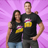 Super Mama Comic Book Birthday Party T-Shirt