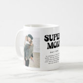 Super-Mama-Definition 2 Foto Kaffeetasse (Vorderseite Links)