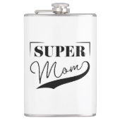 Super Mama Flachmann (Vorderseite)