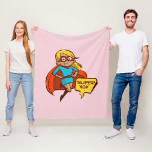 Super-Mama Fleecedecke