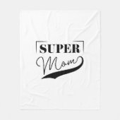 Super Mama Fleecedecke (Vorderseite)