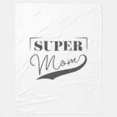 Super Mama Fleecedecke (Vorderseite)