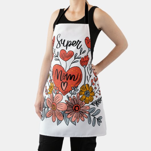 Super Mama Floral Schürze (InSitu)