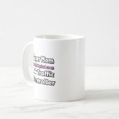 Super Mama ... Flugverkehrsleiter Kaffeetasse (Vorderseite Links)