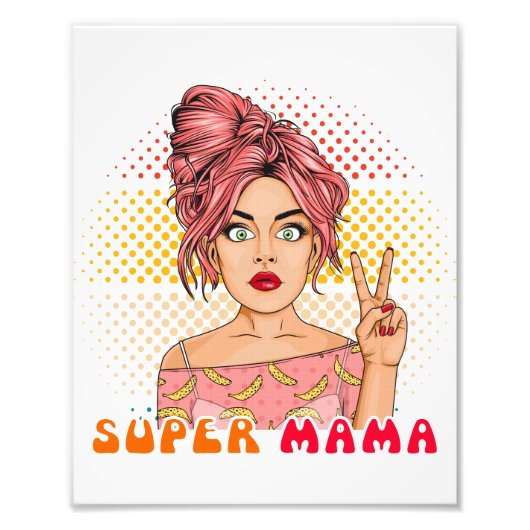 Super Mama Fotodruck (Vorne)