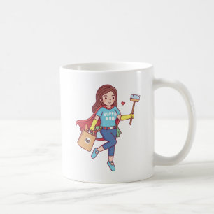 Super-Mama, Funny Mthers Day-Kaffee-Tasse Kaffeetasse