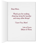 Super Mama, Funny Mütter Day Gruß (Innen (Rechts))