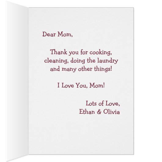 Super Mama, Funny Mütter Day Gruß (Innen (Rechts))