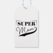 Super Mama Geschenkanhänger (Rückseite)