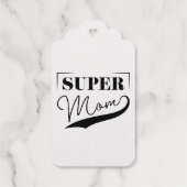 Super Mama Geschenkanhänger (Rückseite)