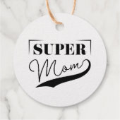 Super Mama Geschenkanhänger (Rückseite)