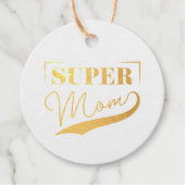 Super Mama Geschenkanhänger (Vorderseite)