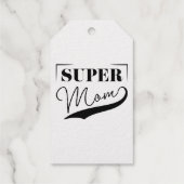 Super Mama Geschenkanhänger (Rückseite)