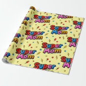 Super Mama Geschenkpapier (Ungerollt)