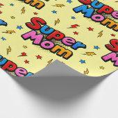 Super Mama Geschenkpapier (Ecke)
