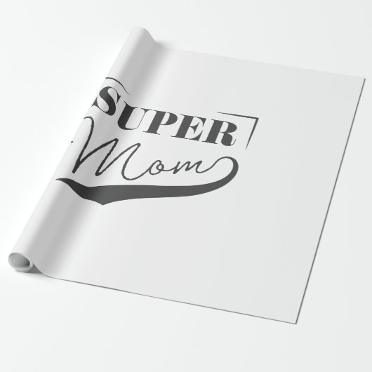 Super Mama Geschenkpapier (Ungerollt)