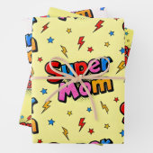 Super Mama Geschenkpapier Set (Beispiel)