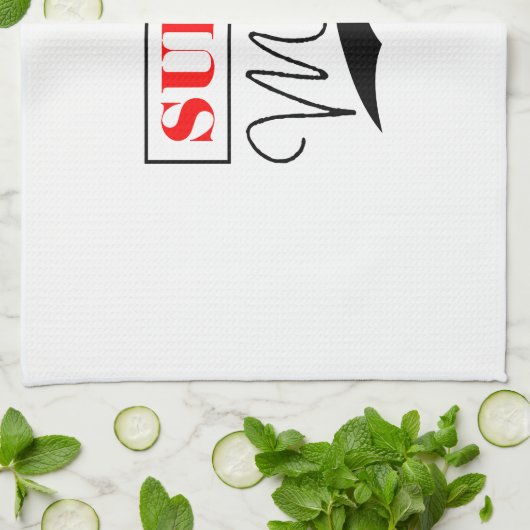 Super Mama Geschirrtuch (Gefaltet)