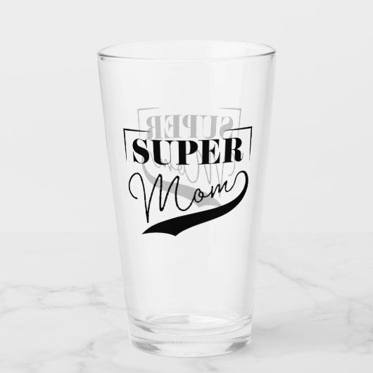 Super Mama Glas (Vorderseite)