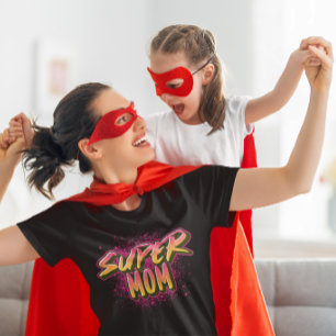 SUPER-MAMA GRAFFITI-INSPIRIERT Tri-Blend SHIRT