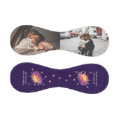 Super Mama Handschrift Lila Keepake Foto Baseball (Paneele)