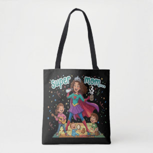 Super-Mama-Heldin - Muttertagsfeier Tasche