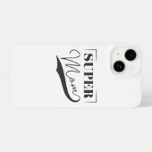Super Mama iPhone Hülle (Rückseite (Horizontal))