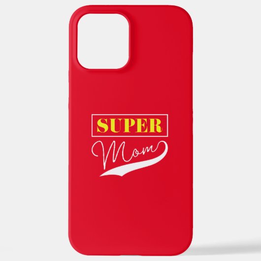 Super Mama iPhone Hülle (Rückseite)