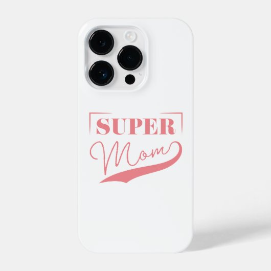 Super Mama iPhone Hülle (Rückseite)