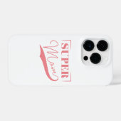 Super Mama iPhone Hülle (Rückseite (Horizontal))