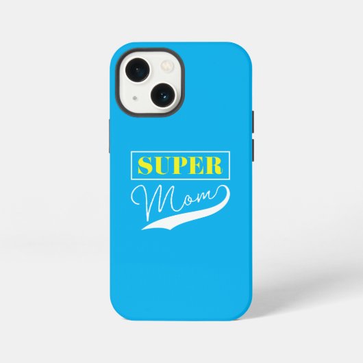 Super Mama iPhone Hülle (Rückseite)