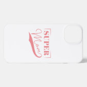 Super Mama iPhone Hülle (Rückseite (Horizontal))