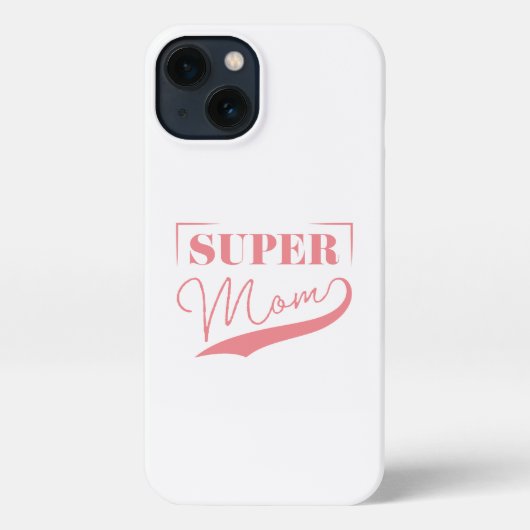 Super Mama iPhone Hülle (Rückseite)