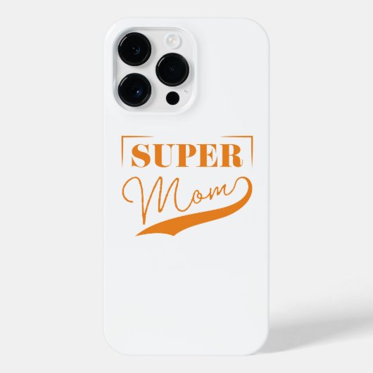 Super Mama iPhone Hülle (Rückseite)