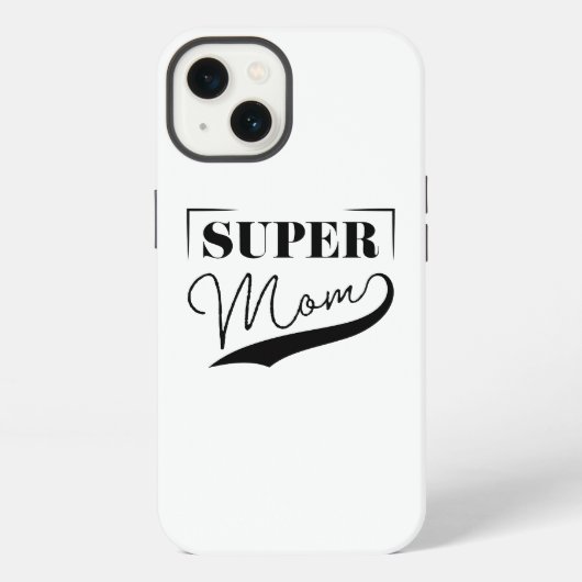 Super Mama iPhone Hülle (Rückseite)