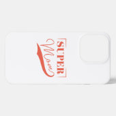 Super Mama iPhone Hülle (Rückseite (Horizontal))