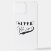 Super Mama iPhone Hülle (Rückseite)