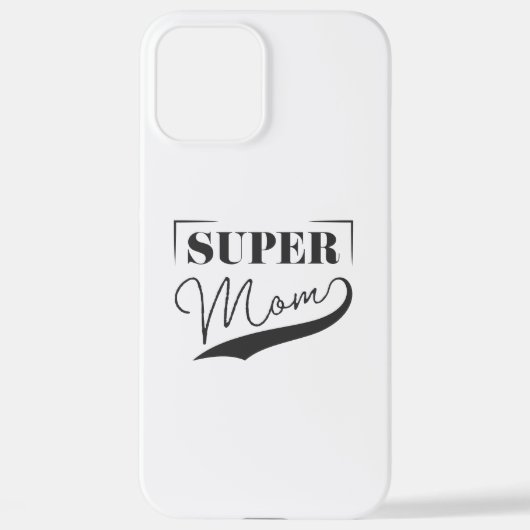Super Mama iPhone Hülle (Rückseite)