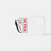 Super Mama iPhone Hülle (Rückseite (Horizontal))