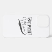 Super Mama iPhone Hülle (Rückseite (Horizontal))