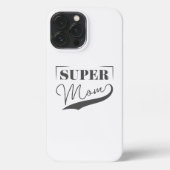 Super Mama iPhone Hülle (Rückseite)