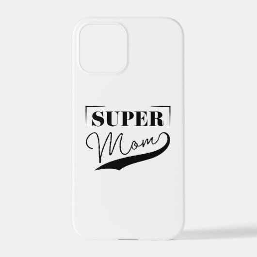 Super Mama iPhone Hülle (Rückseite)