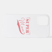 Super Mama iPhone Hülle (Rückseite (Horizontal))