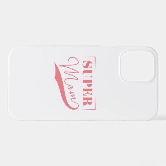 Super Mama iPhone Hülle (Rückseite (Horizontal))