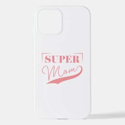 Super Mama iPhone Hülle (Rückseite)
