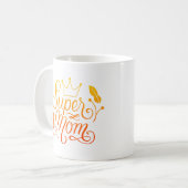 SUPER-MAMA KAFFEETASSE (Vorderseite Links)