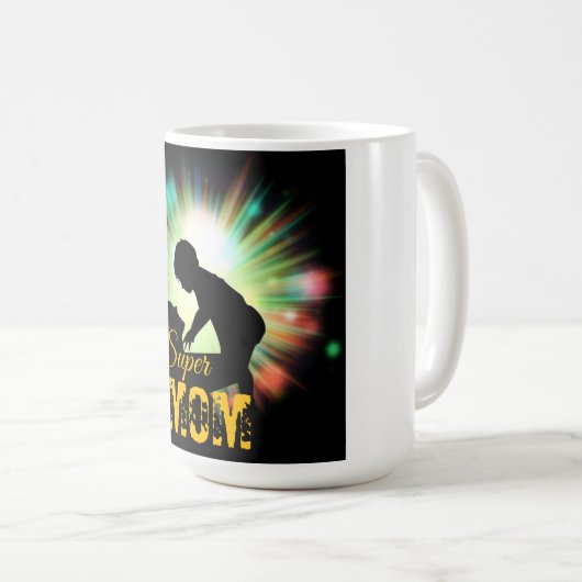 Super MAMA- Kaffeetasse (VorderseiteRechts)