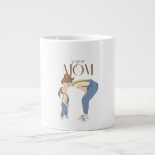 Super-Mama-Kaffeetasse Jumbo-Tasse